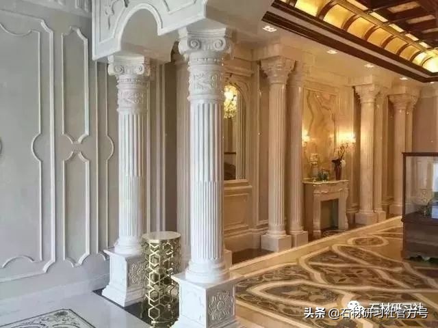 豪宅用的高级天然大理石,别墅铺什么颜色大理石档次最高