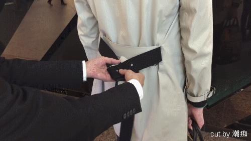 风衣腰带系法让你穿风衣更加帅气,拉高腰线的腰带