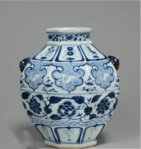 真假元青花铁锈斑对比图,一次认识元青花六大特征