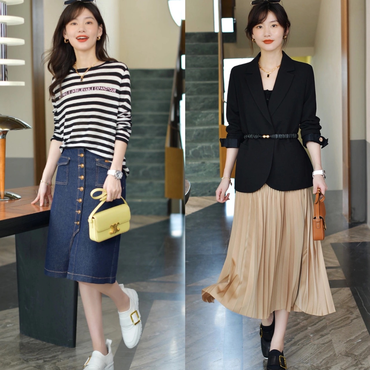 教你初秋穿搭小秘诀瞬间提升气质,初秋日常穿搭让你一周不重样