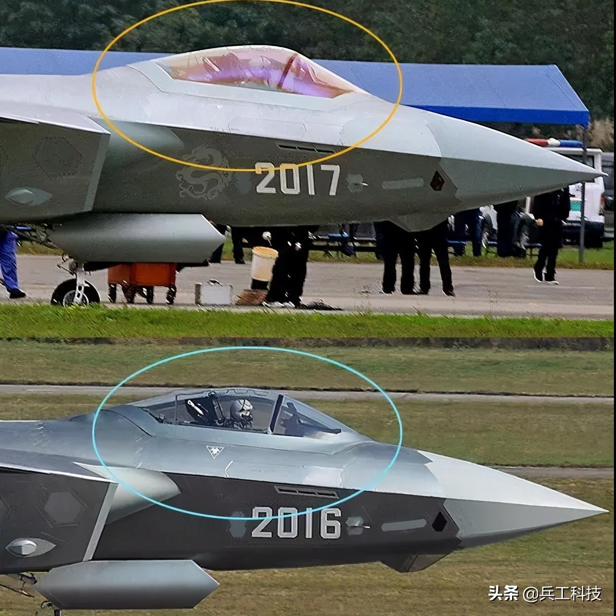 中国歼20隐身战机到底有多强,歼20座舱盖和f22有什么区别