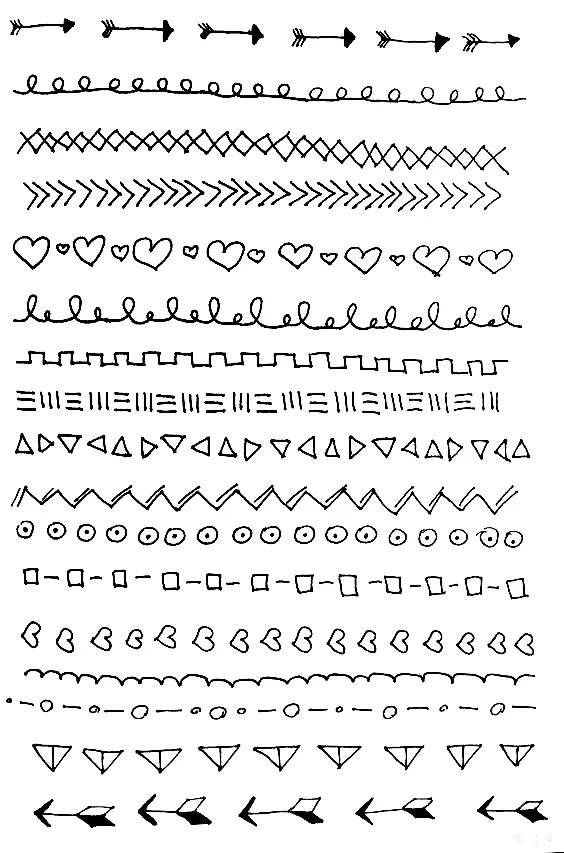 手抄报手账整个边框,阅读手抄报边框素材