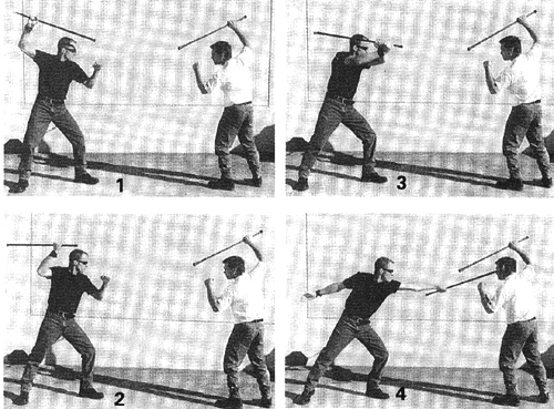 防卫格斗术,手杖格斗技巧
