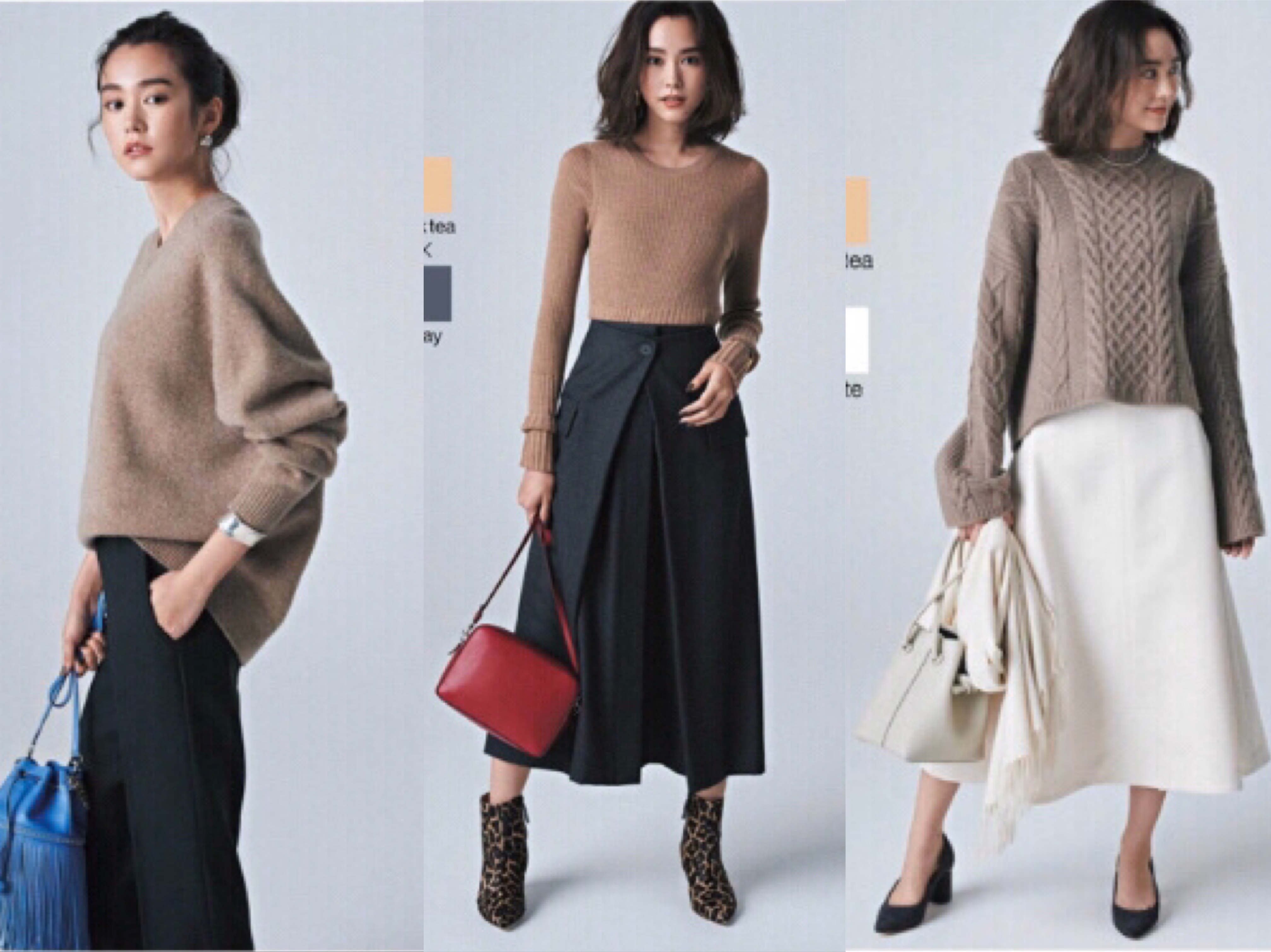 超平价纯色系毛衣时髦又好穿,红毛衣宽松加厚慵懒风高级感