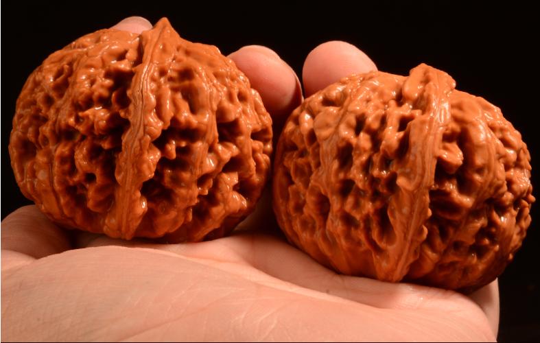 开口笑核桃是拼接的吗,原色元宝开口笑核桃