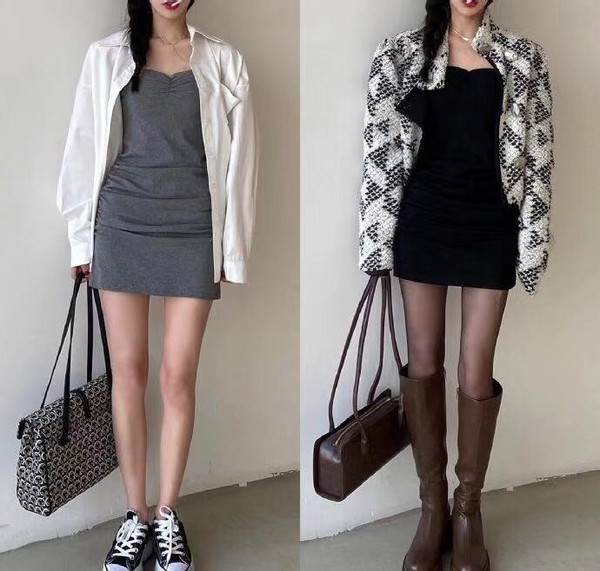 今年春夏的短裙,春季穿的短裙