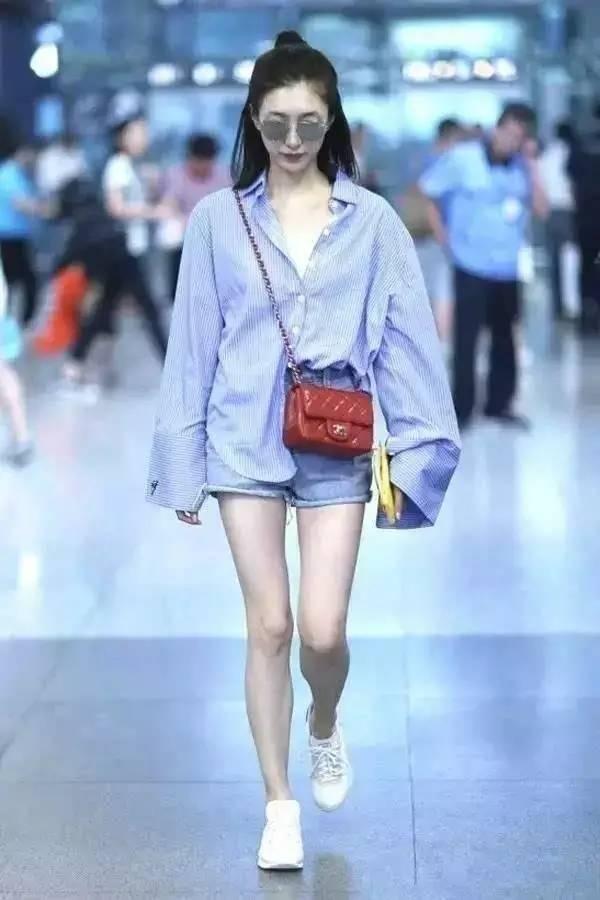 明星时尚穿搭老爹鞋女秋冬,明星同款老爹鞋穿搭