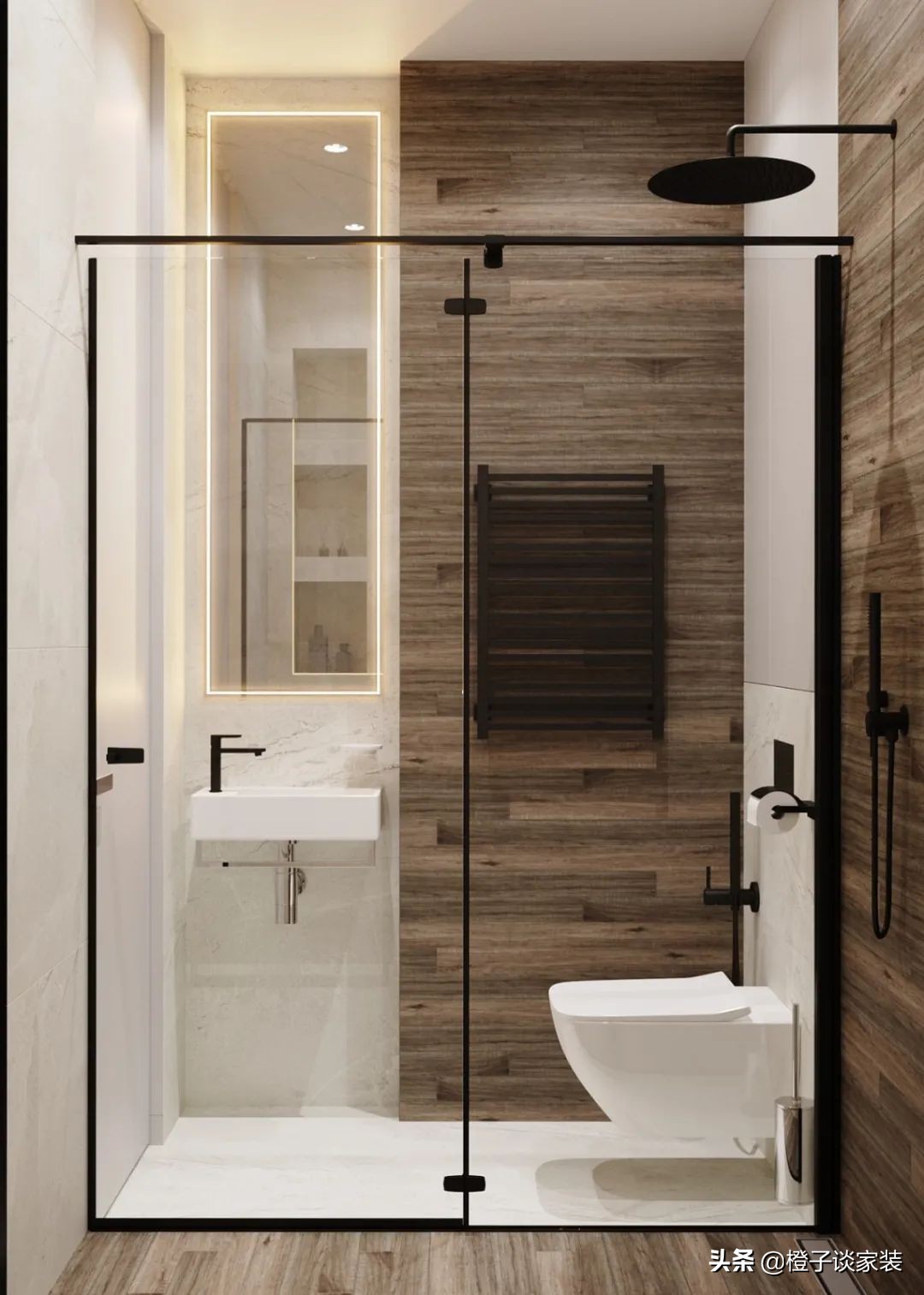 大面积卫生间装修效果图欣赏大全,13款卫生间装修效果图