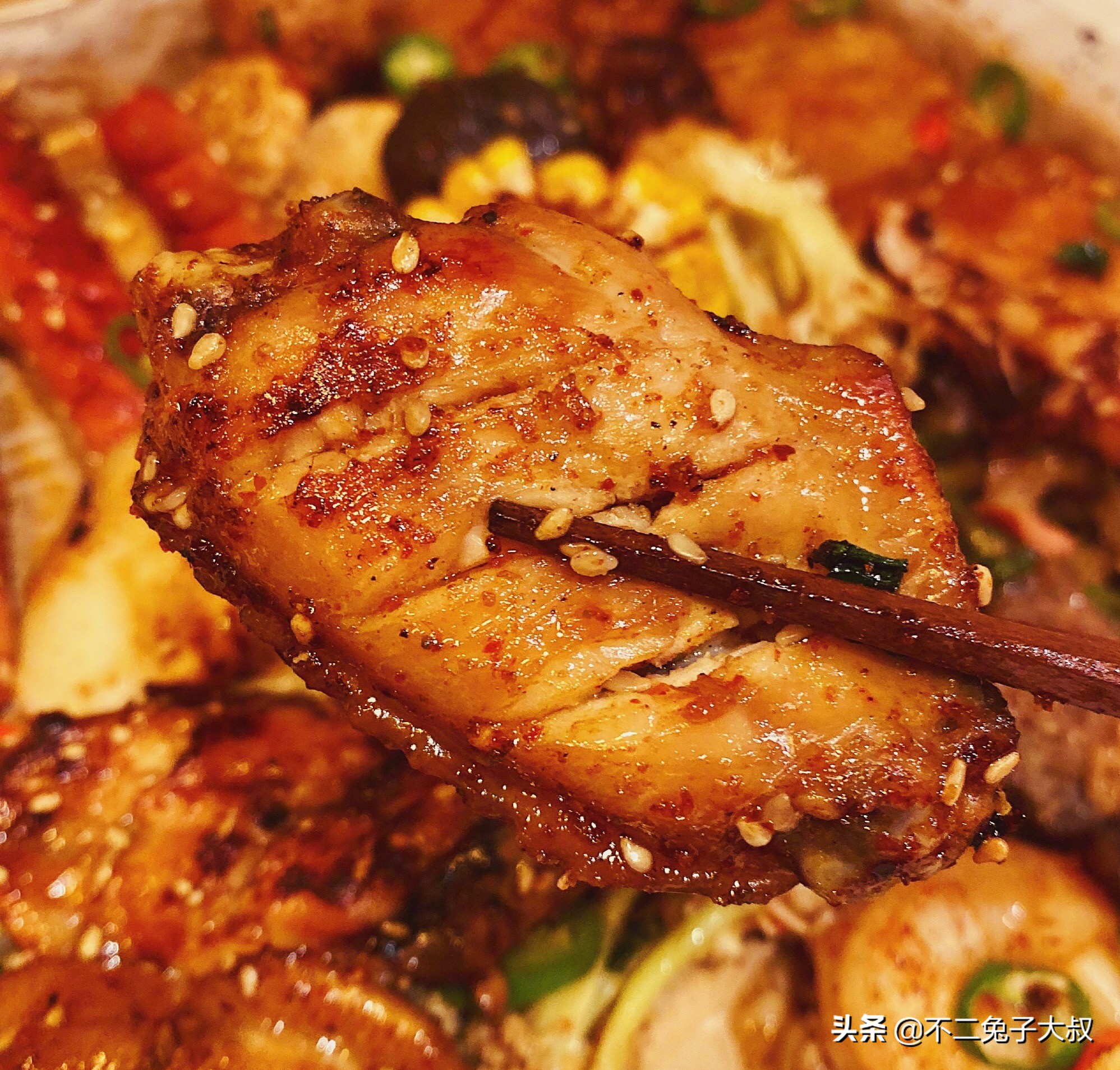 平底锅版的烧烤真的有灵魂真的香，连做几次发现了烧烤新技能