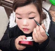 单眼皮的女生应该怎样画眼妆图片,肿眼泡单眼皮小眼睛怎么画眼妆