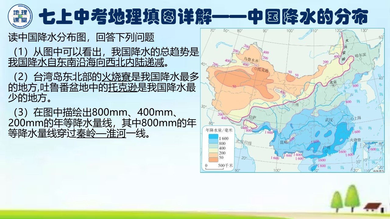 七年级下册地理填图训练,七上地理地球的运动ppt