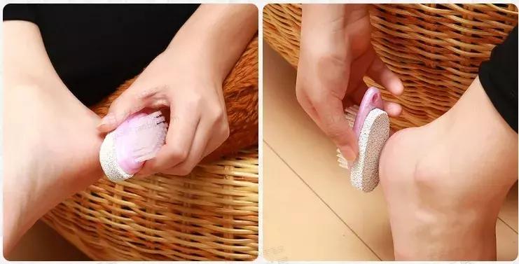 双脚换皮术！死皮、老茧一磨就没，还原一双白嫩玉足！