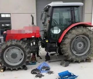 拖拉机断腰修理,大型拖拉机维修教学视频