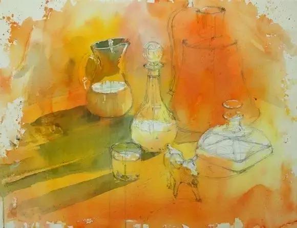 初学者结构素描步骤,酒杯素描绘画步骤