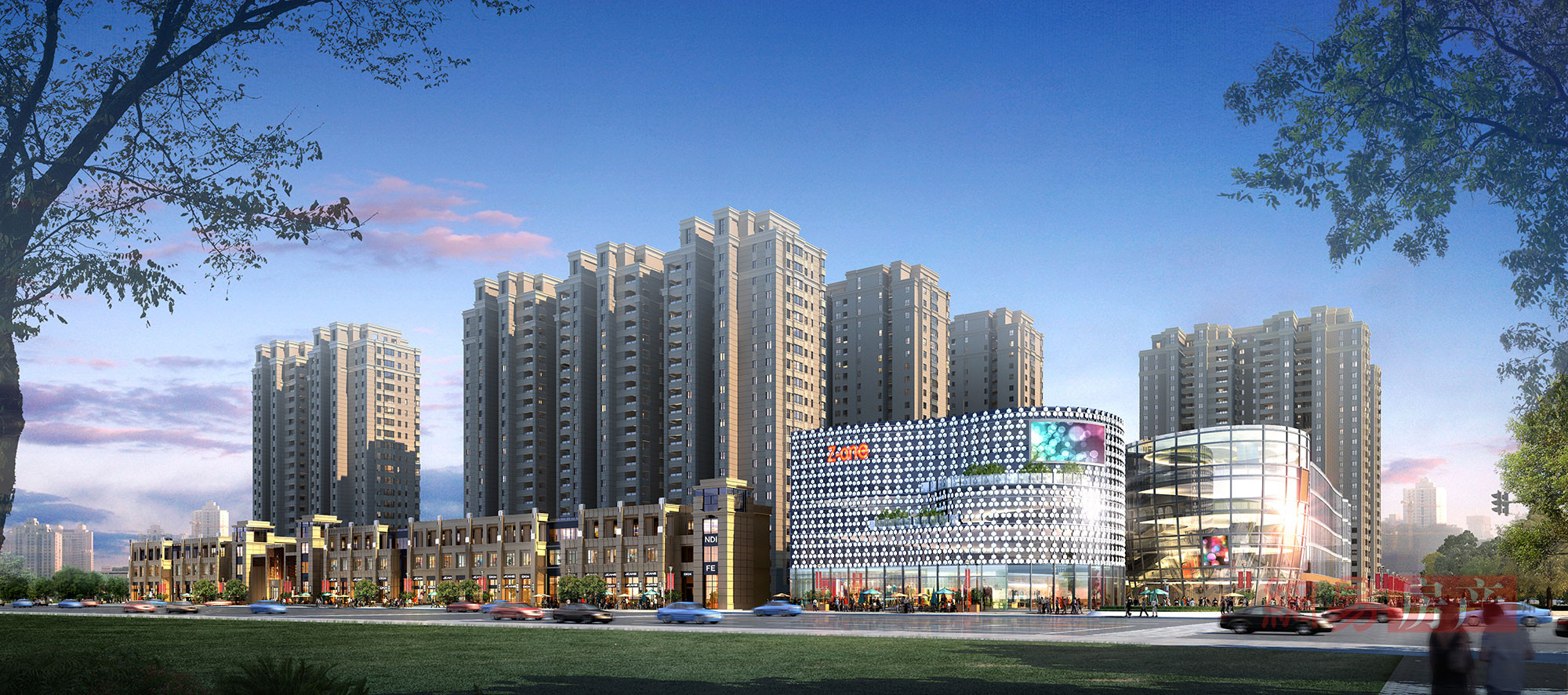 信友城市之光,信友城市之光楼下的饭店