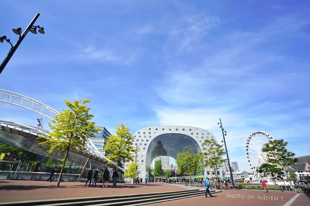 鹿特丹大厦侧面视角,鹿特丹奇异建筑