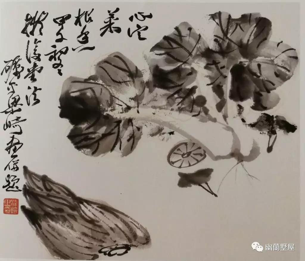 梁崎先生的山水画作品欣赏,当代著名书画大师梁崎作品鉴赏
