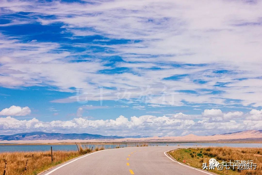青海湖旅游景点线路推荐图手绘,青海湖景点游玩攻略图