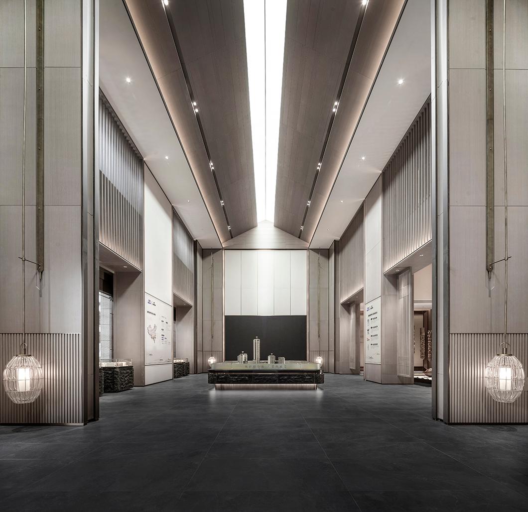 SIDW·案例丨吴文粒：2500㎡中式售楼处，足以游目骋怀