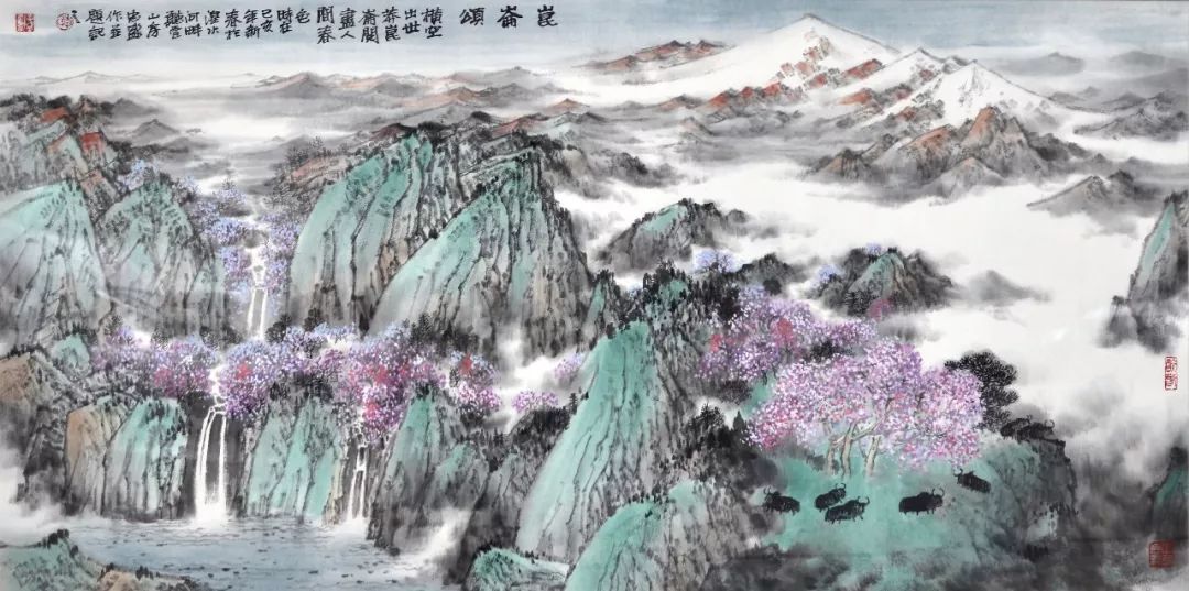 当代中国画名家作品欣赏,水墨丹青当代中国画名家