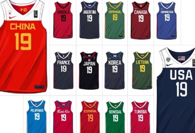 中国男篮新版球衣,男篮发布新球衣