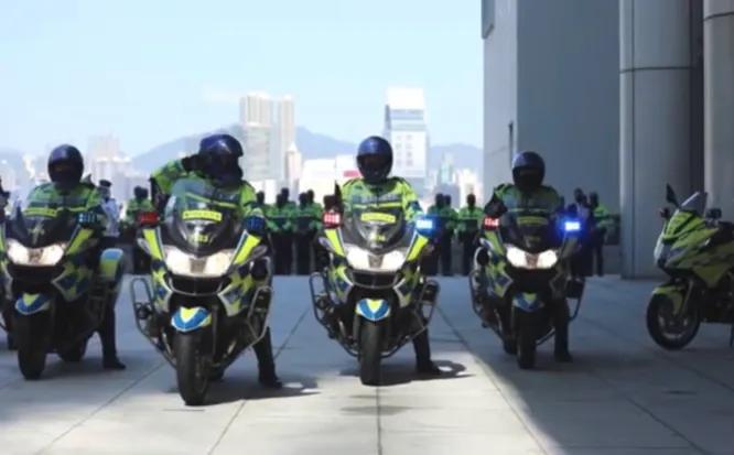 香港宝马警用摩托车,香港交警铁骑摩托车型号
