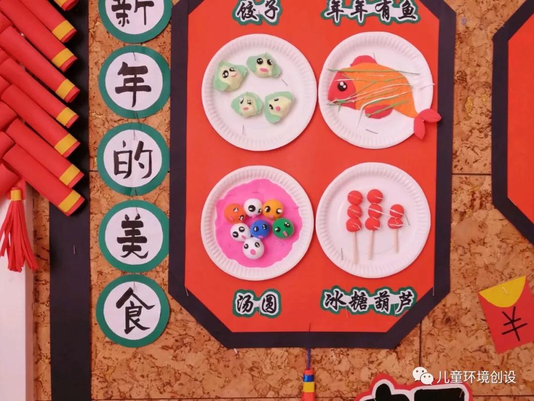 幼儿园新年环创参考,幼儿园新年教室环创
