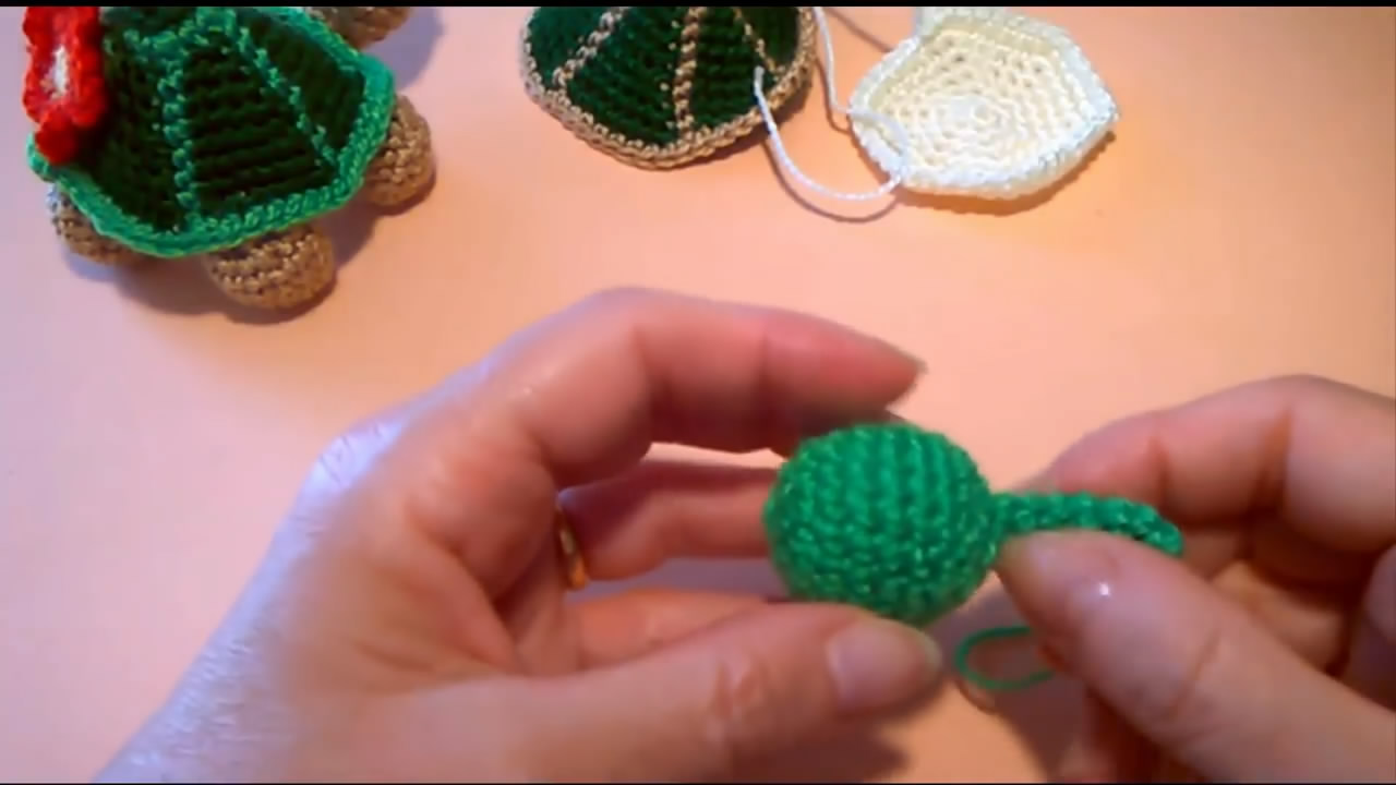 乌龟的钩织图解,小乌龟的钩织教程图解