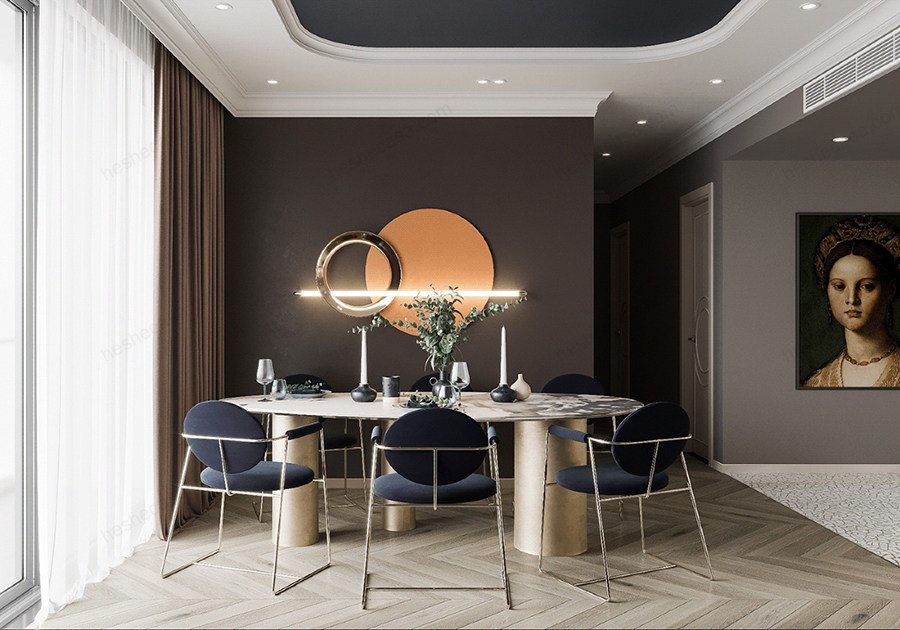 深棕咖色装修风格,灰白装修风格卧室颜色选择