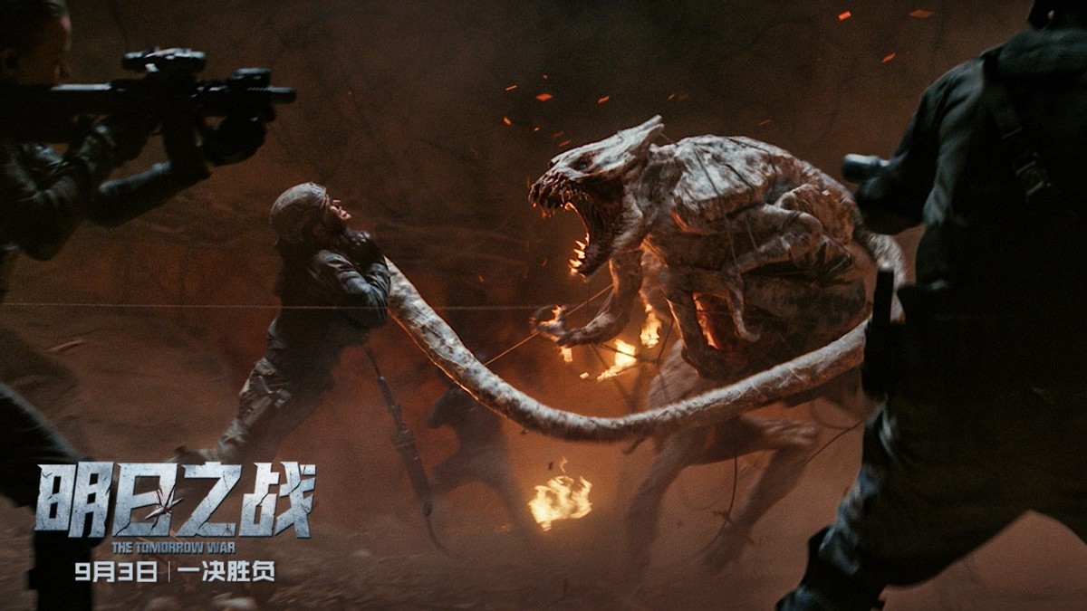 科幻电影巅峰之作明日之战,人类和怪兽大型战争电影