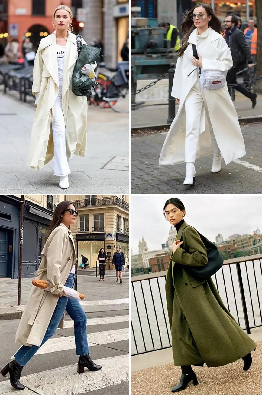 时髦大气的短靴整个look气场提升,牛仔裤短靴入冬正流行好看又高级