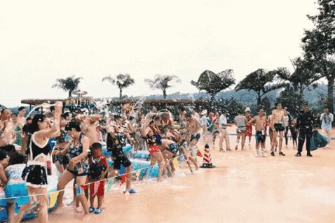 弥勒湖泉水乐园,弥勒水上乐园温泉