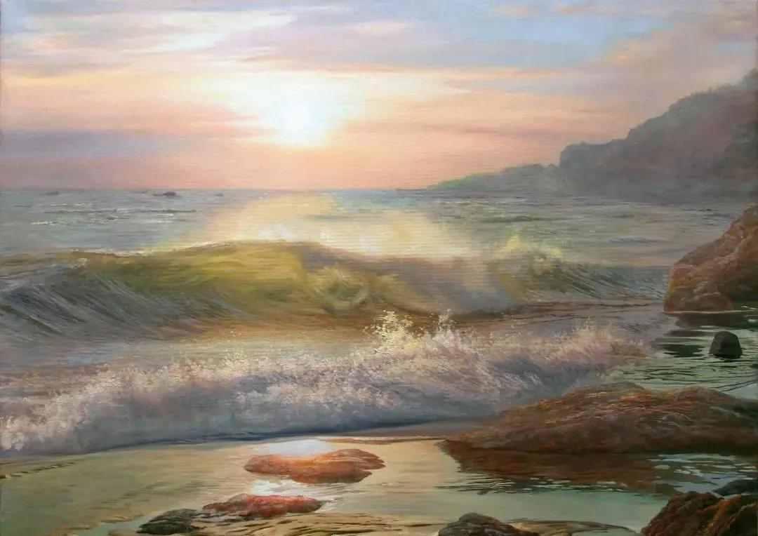 世界著名大师花卉油画,油画漂亮风景画