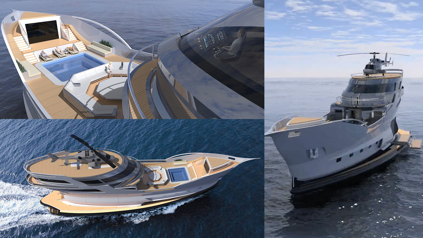 宏伟设计：世界上最极端的超级游艇概念