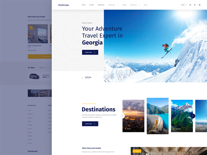 30款国外app的ui设计界面作品,旅游appui设计