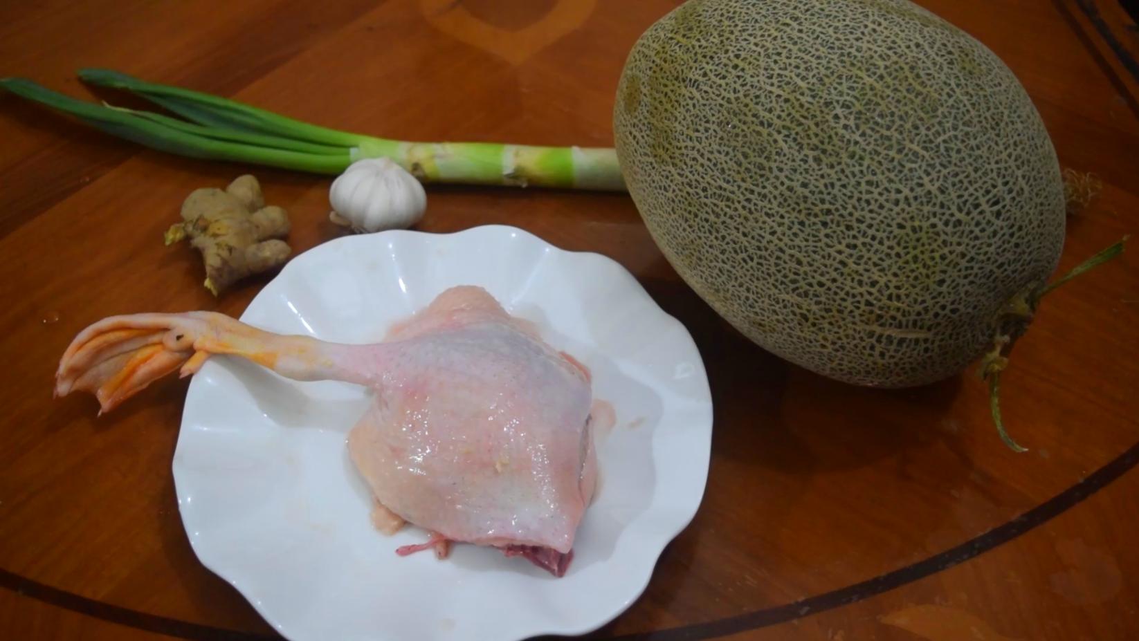 鸭肉炒哈密瓜,哈密瓜煮鸭肉的做法