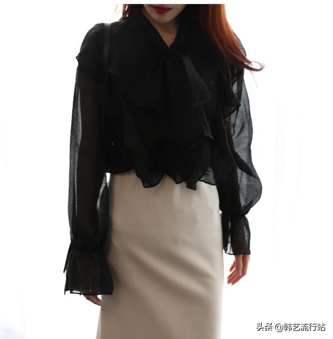 韩版穿搭女装高级感春,女装毛衣新款韩风搭配