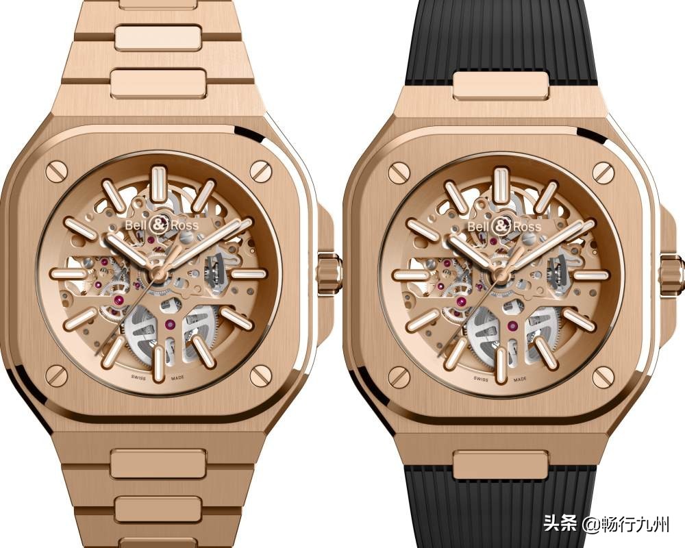 移不开目光！柏莱士BellRossBR05SKELETONGOLD全金表款