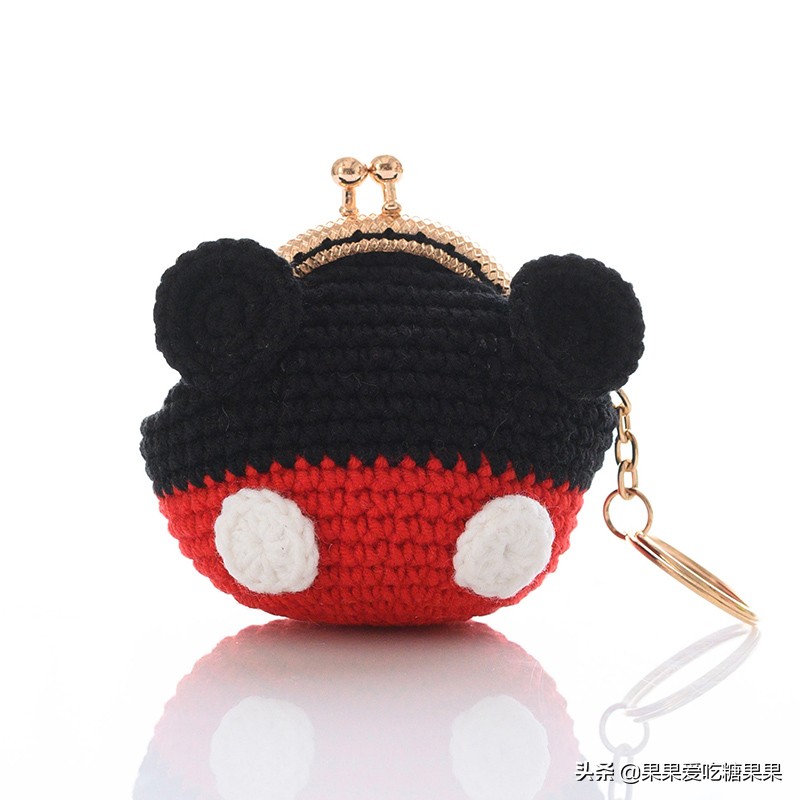 让人爱不释手的手工编织零钱包，迷你卡通造型口金包，附图解教程