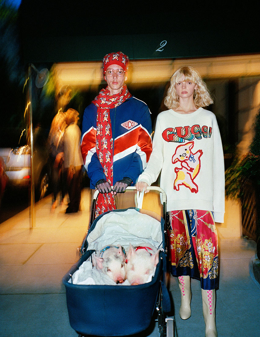 gucci飞猪西装,gucci小猪卫衣