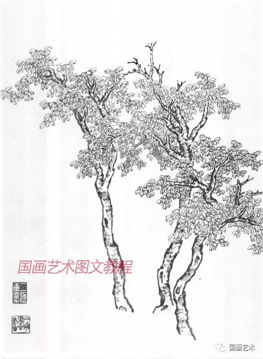 老春山水画基础技法,中国山水画技法教学王岳岗