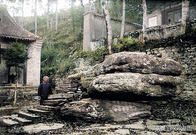 老照片1928年山西省五台山旧貌,忻州五台山影像