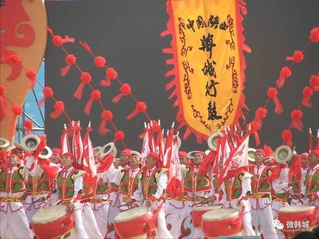 韩城东庄神鼓艺术团,韩城神鼓