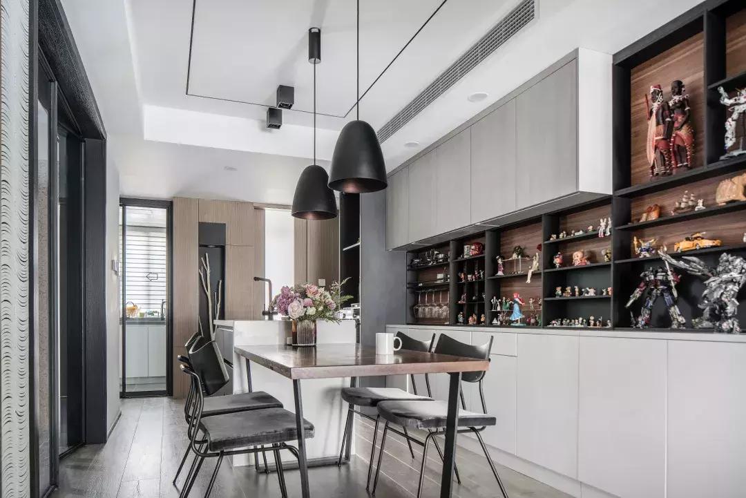 2021高级灰轻奢装修全屋120平,现代轻奢装修样板房140平高级灰