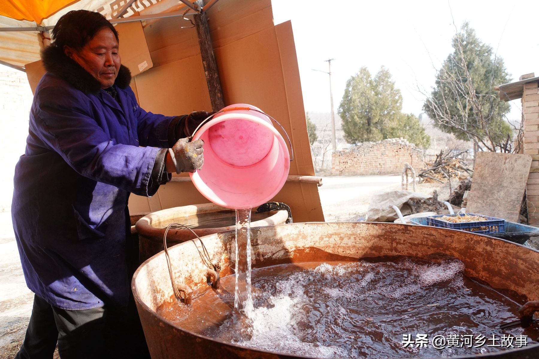 山西大叔做美食,山西大叔制作美食