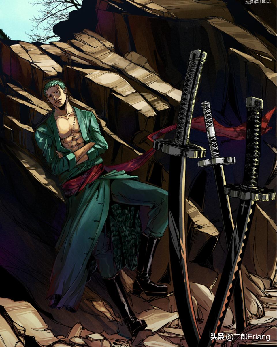 超帅的索隆动漫,动漫男角色总人气排名索隆