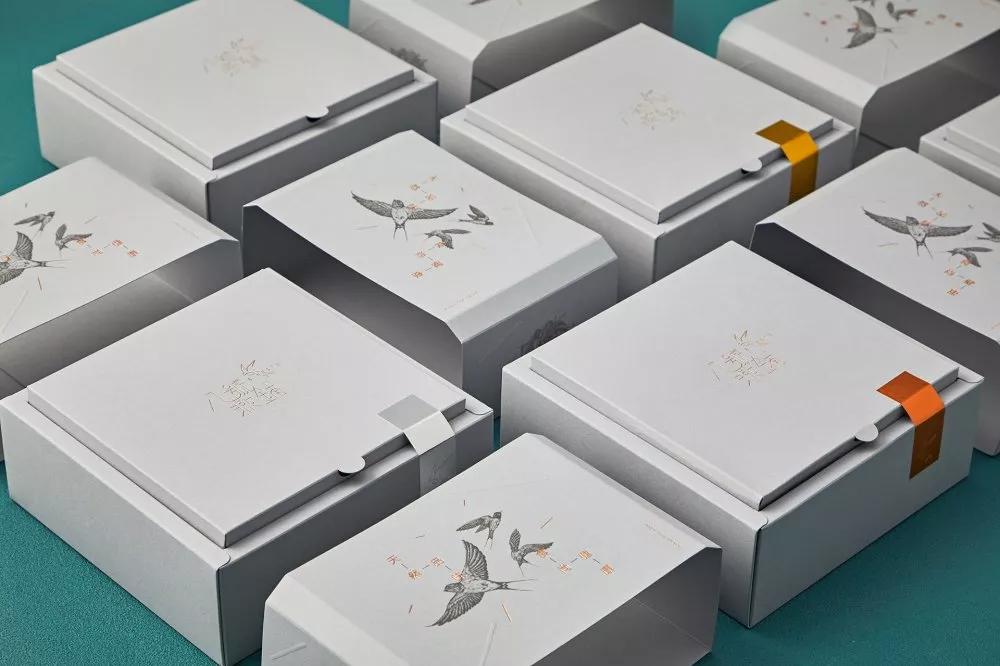 兔年元素的燕窝包装盒展开图,好看的燕窝包装设计