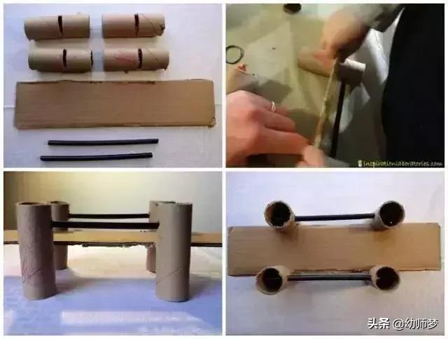 废旧袋类手工制作幼儿园玩教具,鸡蛋盆手工制作玩教具幼儿园