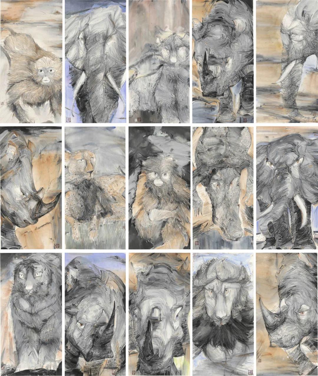 赵怡文中国画作品展,江苏书画院名家