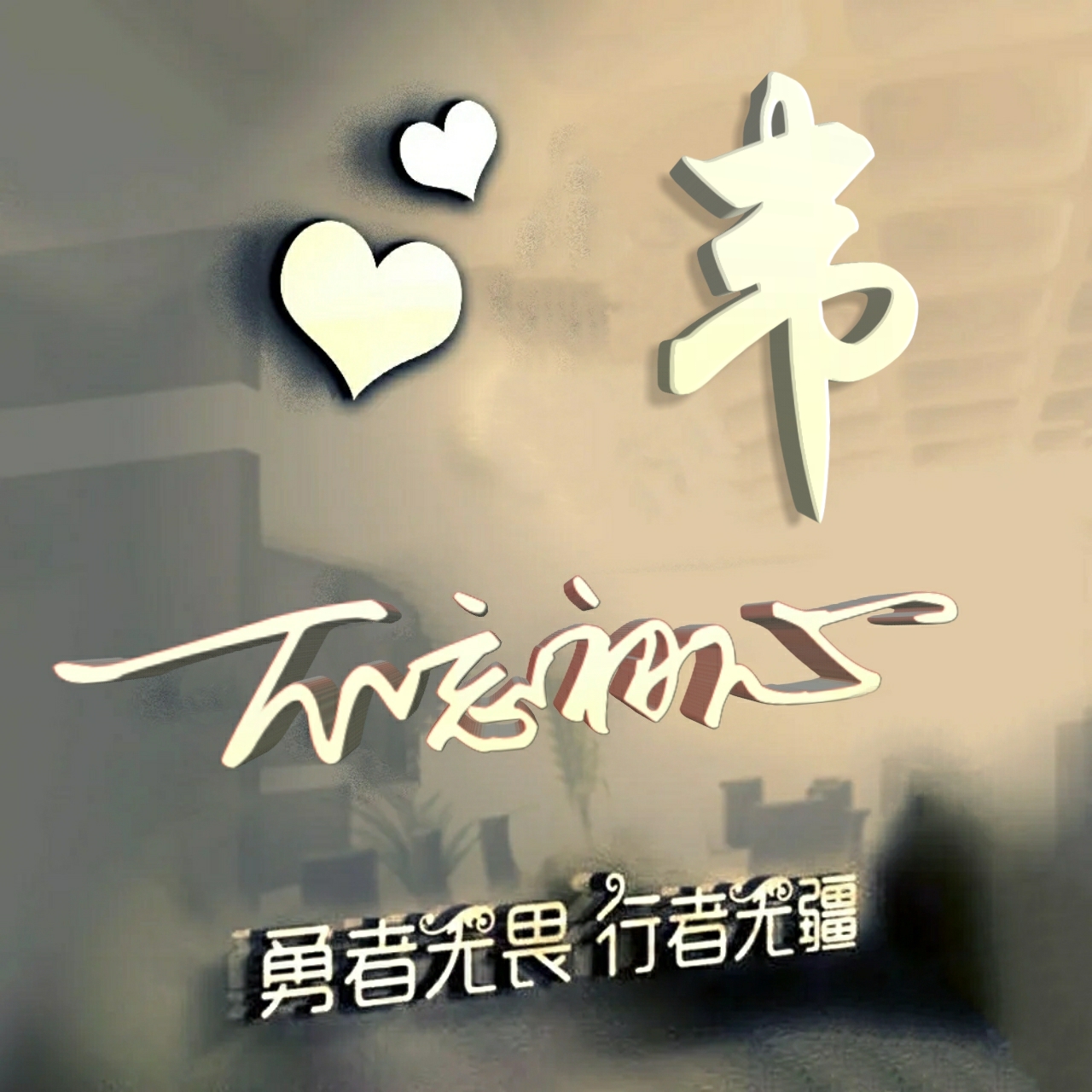 勇者无畏励志姓氏头像王,行者无疆勇者无畏智者无惧